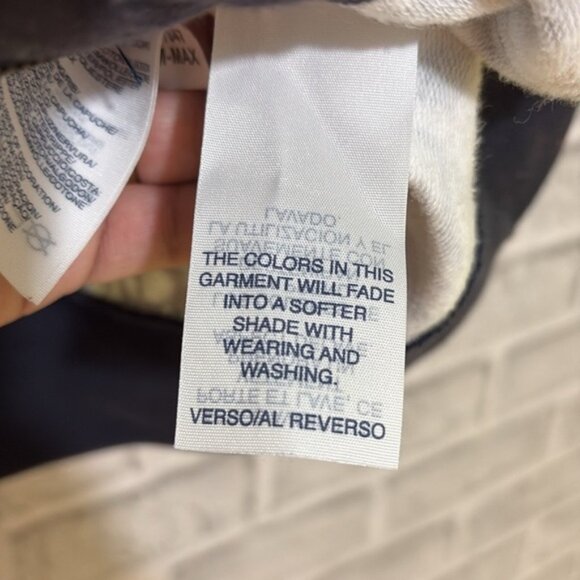 Tommy Hilfiger Womens XL black 34 Sleeve HoodieSweat Shirt wpocket floral - Picture 6 of 8